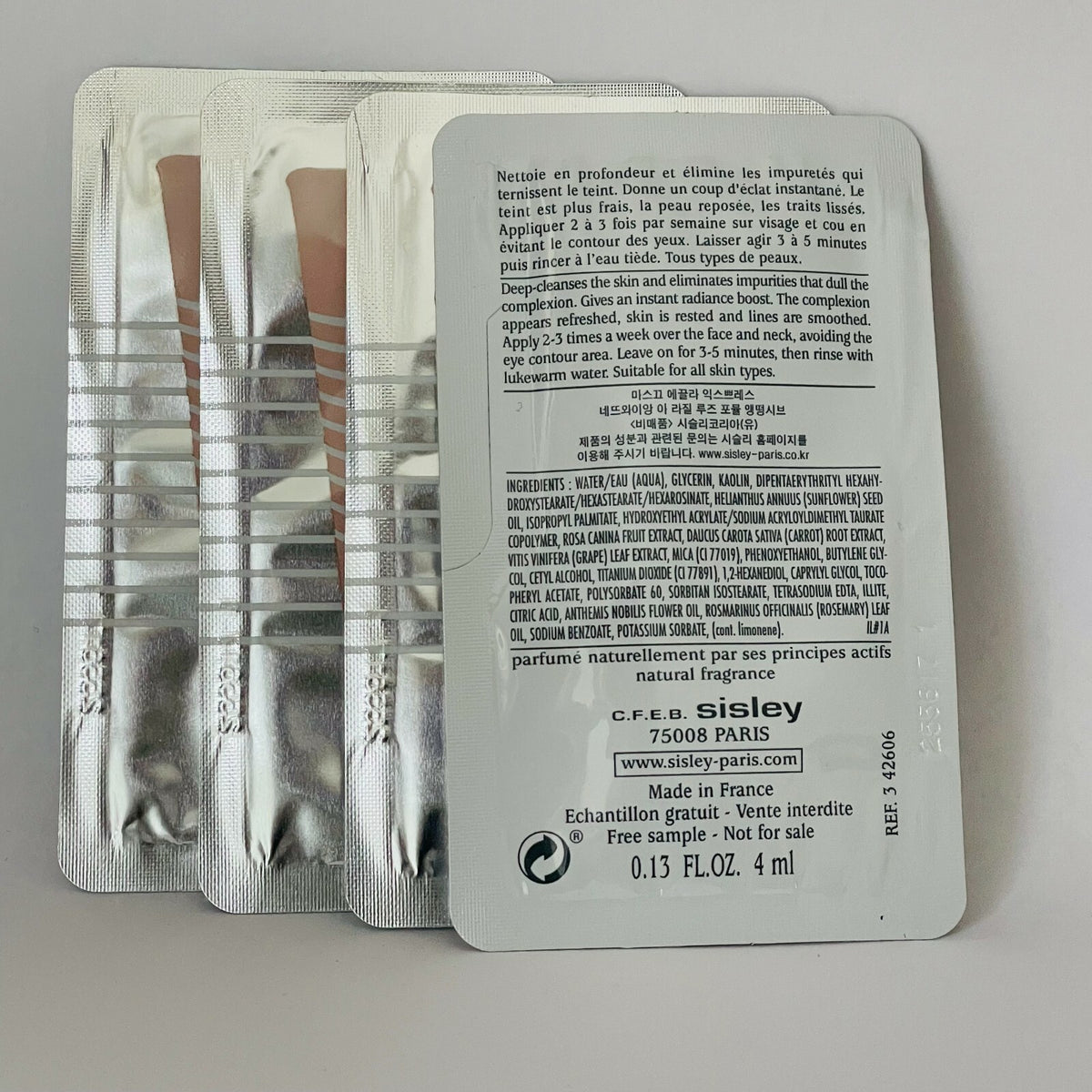 Sisley Radiant Glow Express Mask with Red Clay - 6 x 4ml Samples