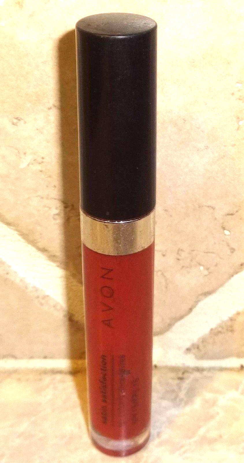 4-Pack Satin Satisfaction Lipstick Set - Brick Red, Long-lasting Glossy Lip Color