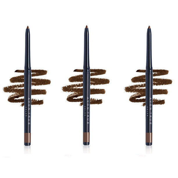 Set of 3 Eyeliner Pencils in Various Shades - Long-lasting, Smudge-proof, Precise Application