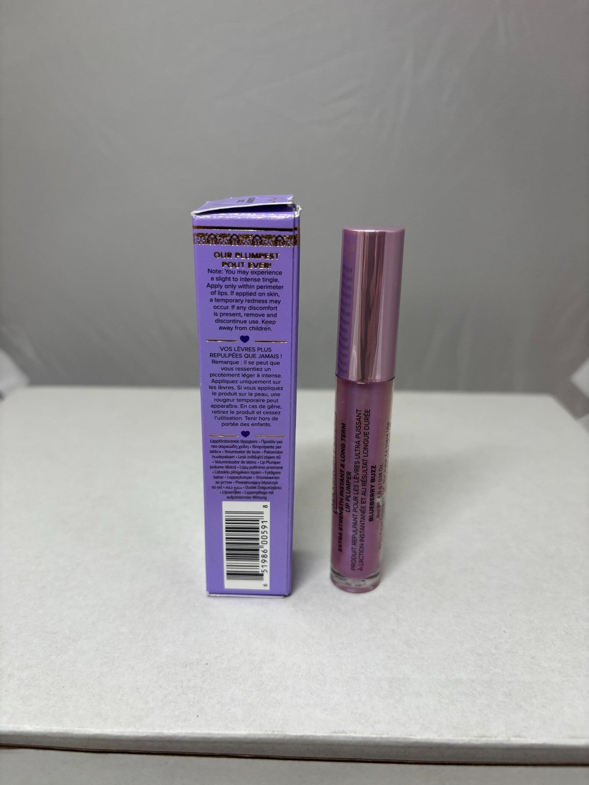 Lip Plumper Set - Blueberry Buzz Lavender Daze & Original 14oz Lip Gloss
