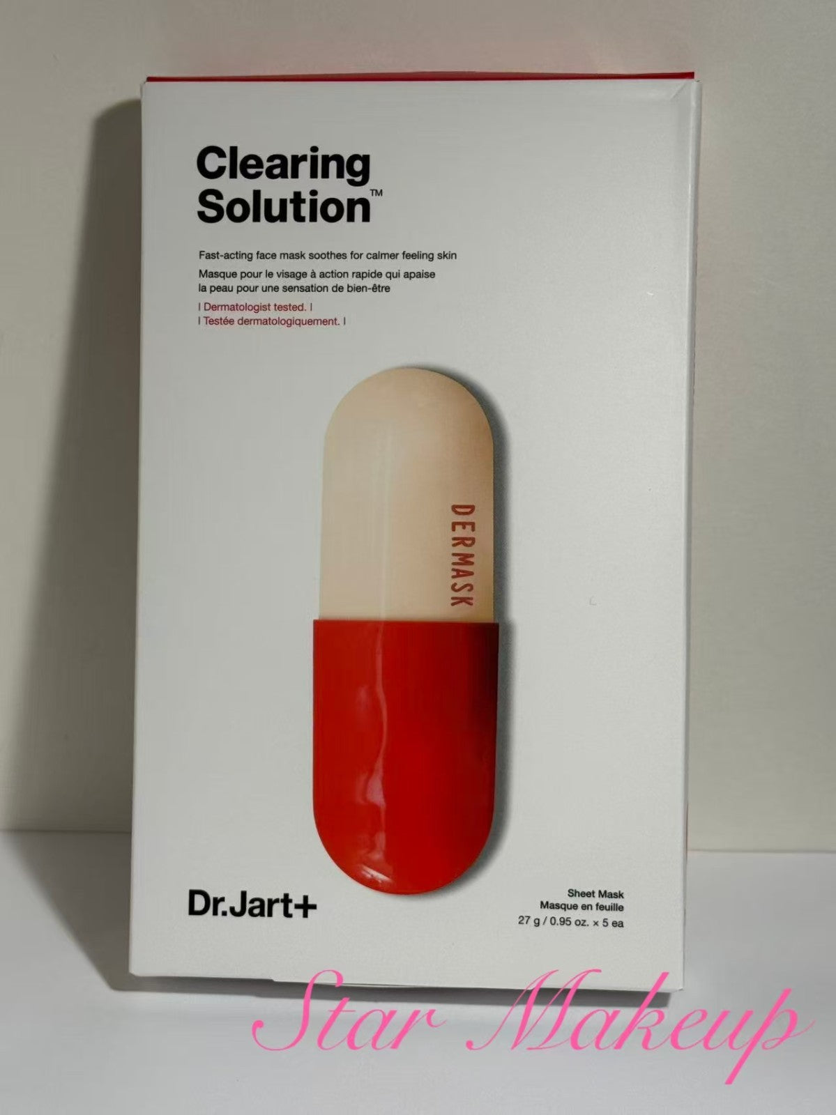 Dr. Jart+ Dermask Clearing Solution Face Mask 27g - Pack of 5