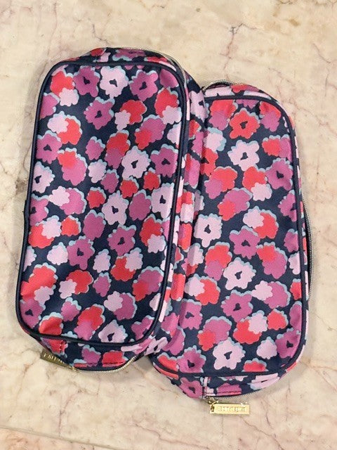 Set of 2 Cosmetic Makeup Bags - Multiple Variants
