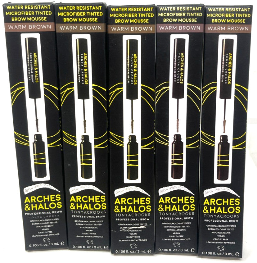 Microfiber Tinted Brow Mousse - Warm Brown - Pack of 5