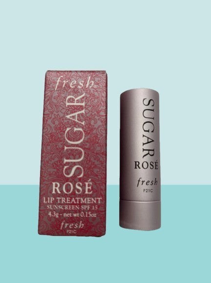 Fresh Sugar Rose Tinted Lip Treatment SPF15 - Hydrating Lip Balm Set of 3