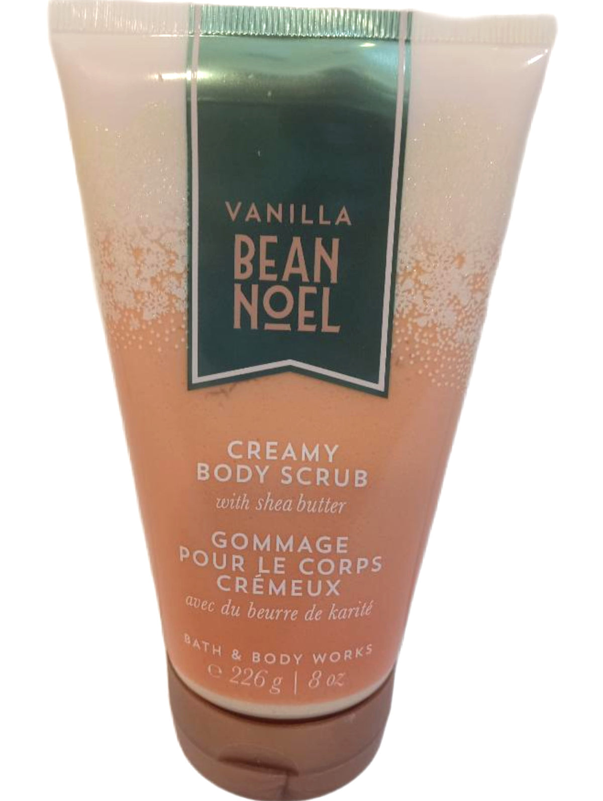 Bath & Body Works Scrub Vanilla Bean Noel Creamy 8 Oz Unboxed