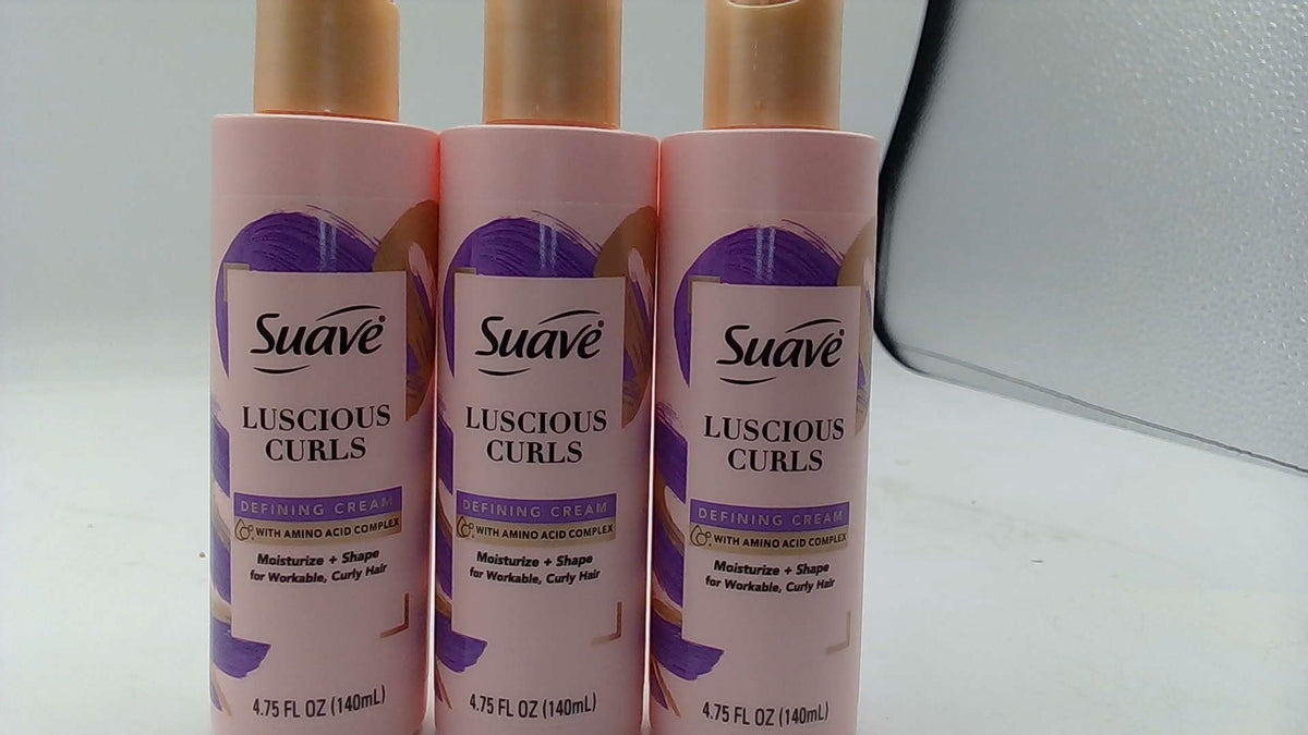 Suave Luscious Curls Defining Cream with Amino Acid Complex - 4.75 fl oz