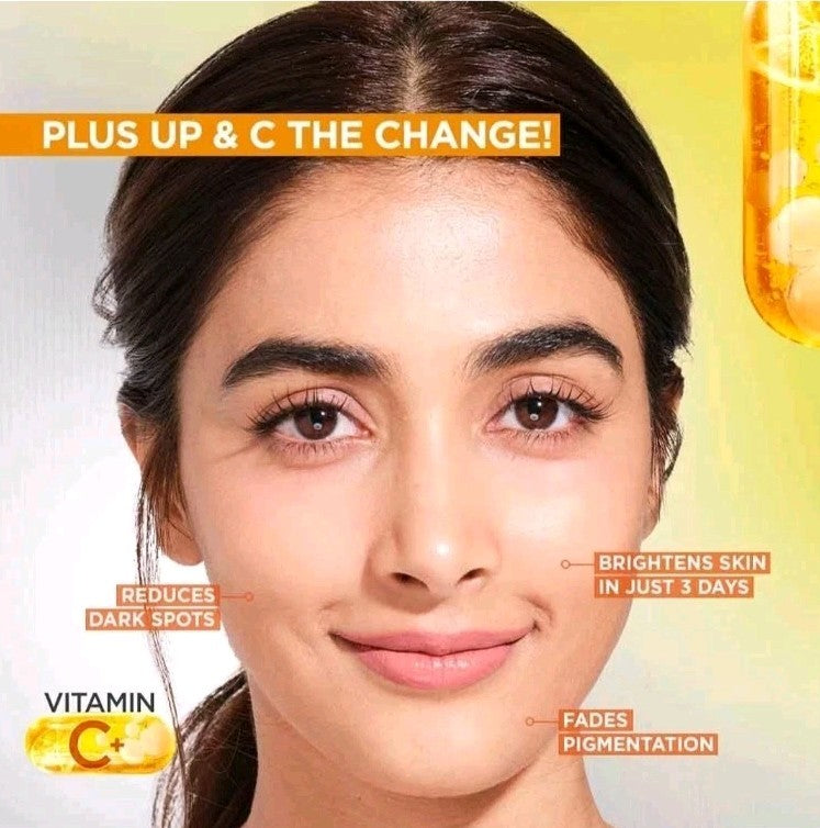 Garnier Bright Complete Vitamin C Face Serum 50ml - Brightening & Dark Spot Fading