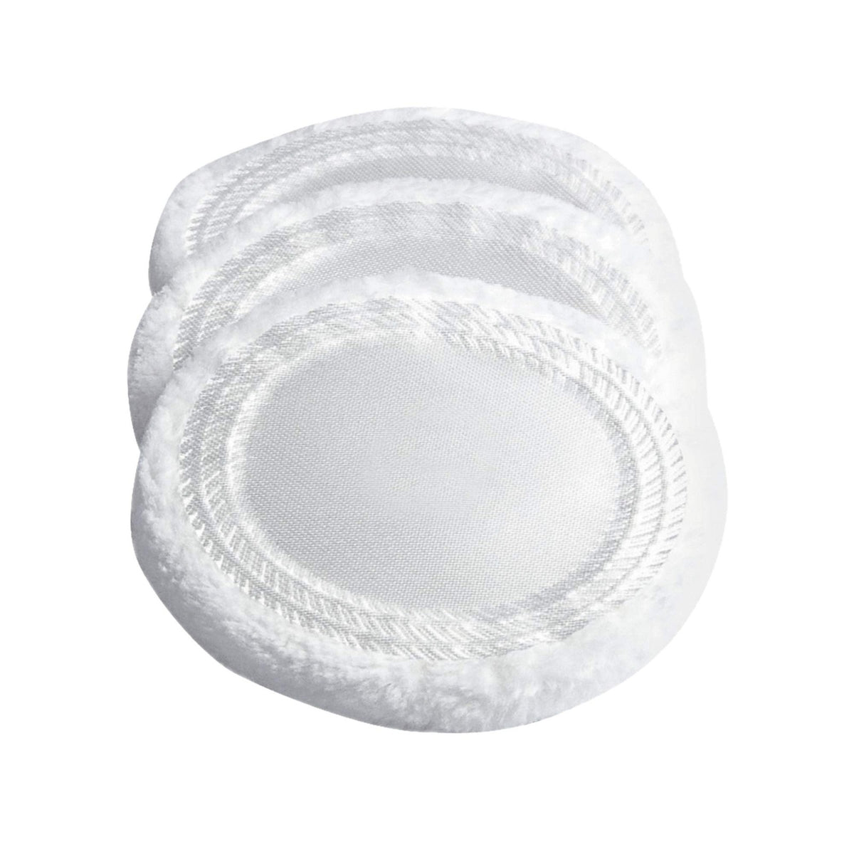 Makeup Powder Puffs - 3 White Cosmetic Applicators