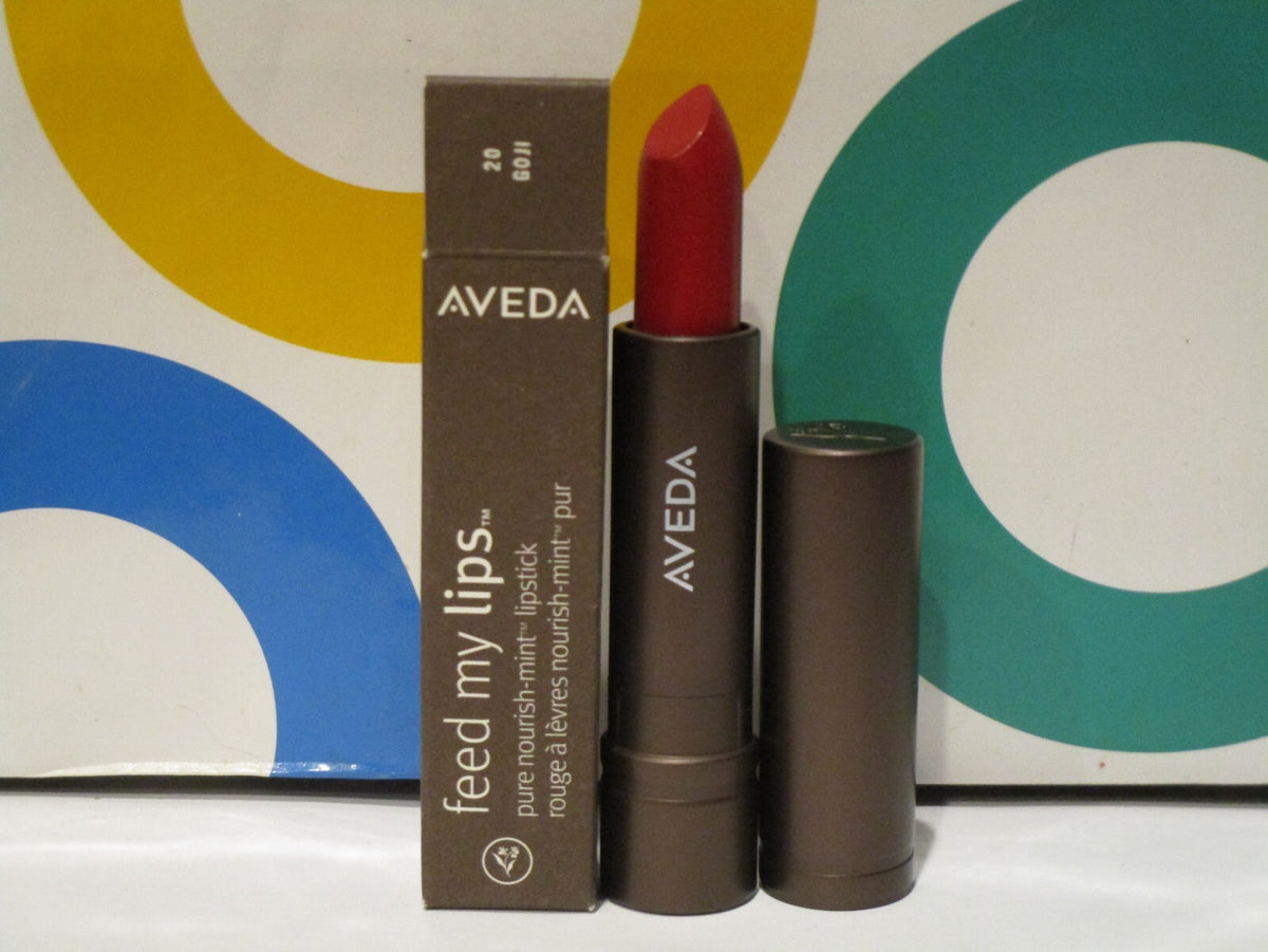 Nourishing Mint Lipstick with Goji - 0.12 oz Vegan Lip Color