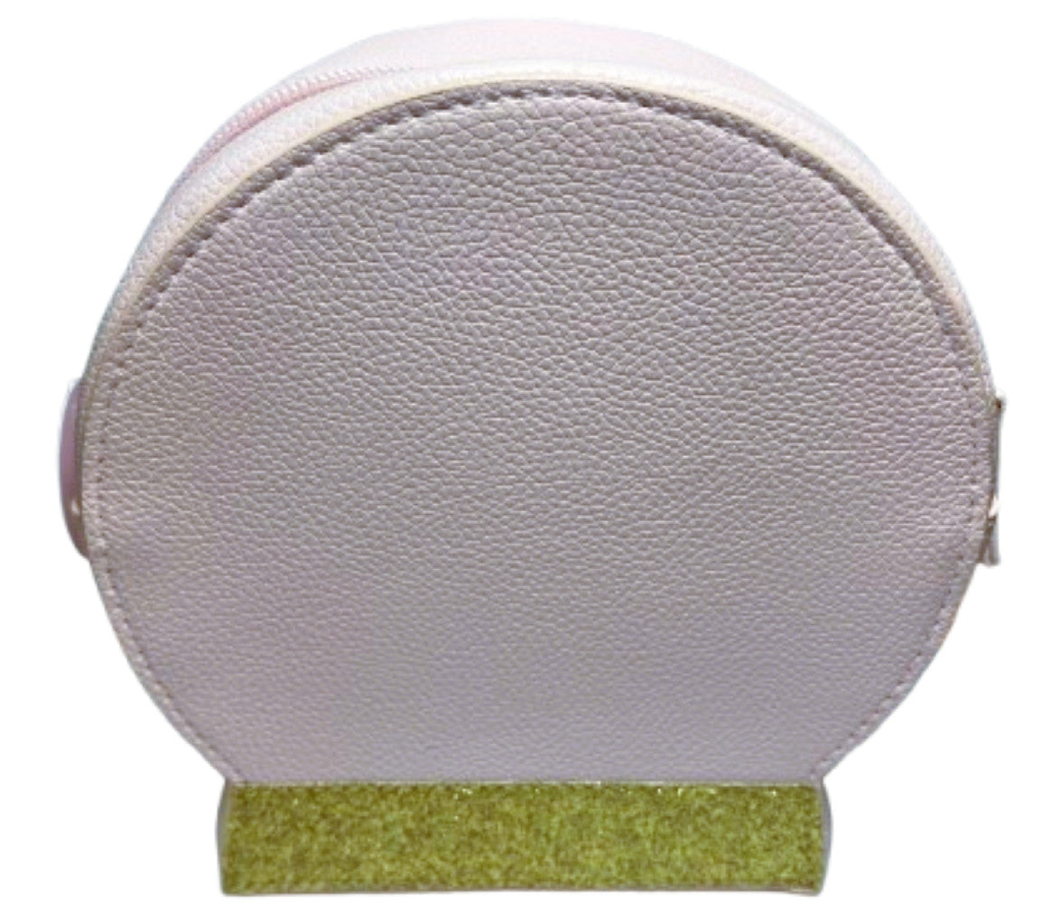 Snow Globe Mouse Skating Cosmetic Bag - Crossbody Makeup Organizer