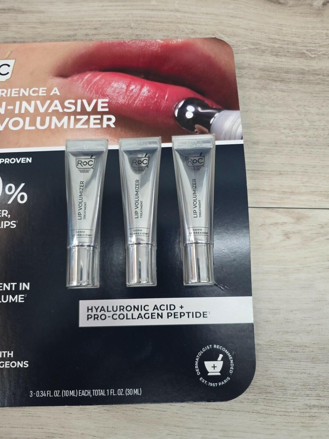 Lip Plumper & Hydrator - Non-Invasive Lip Volumizer, 0.34 fl oz, 3-Pack