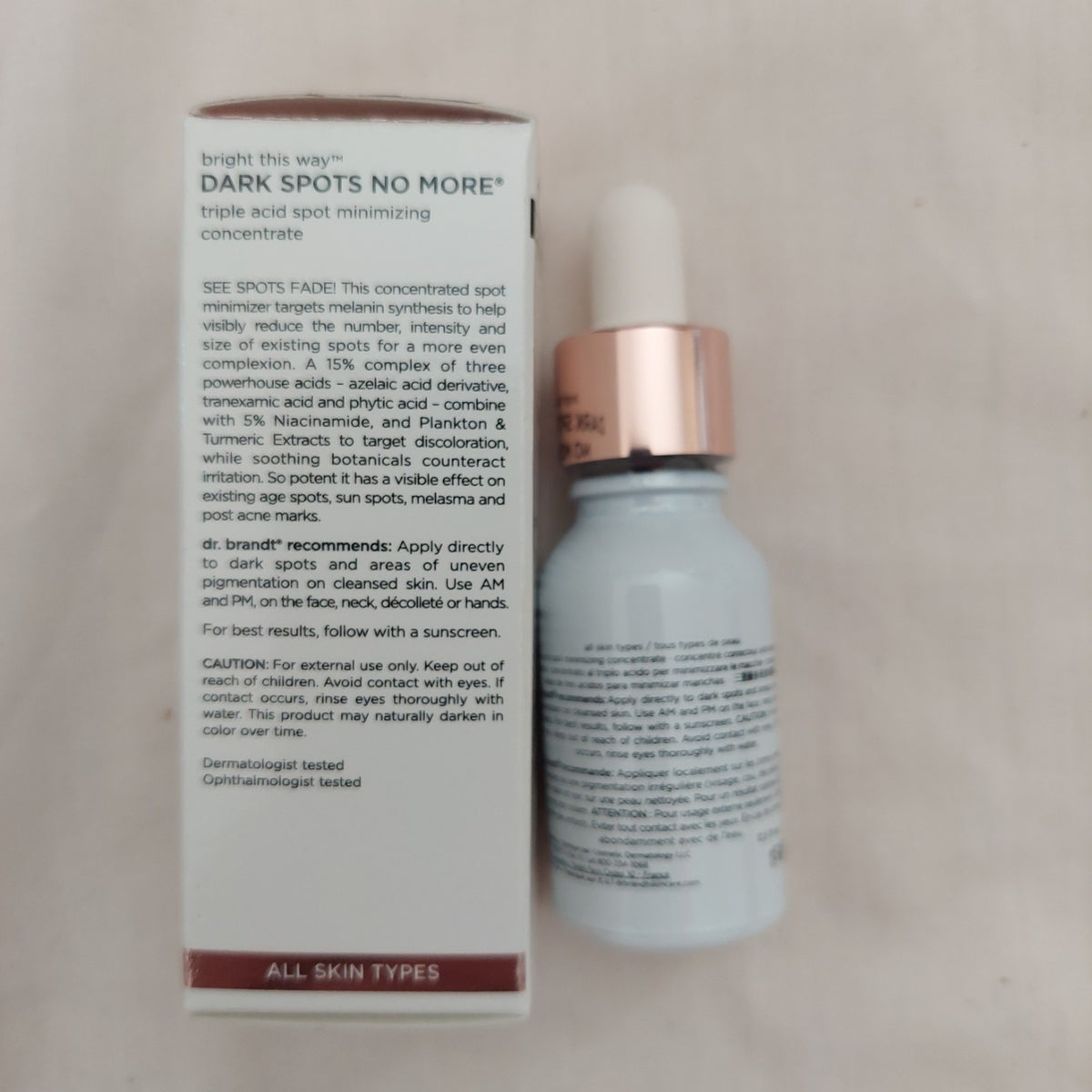 Dark Spots Corrector Serum with Triple Acid - 0.5 oz Spot Minimizer