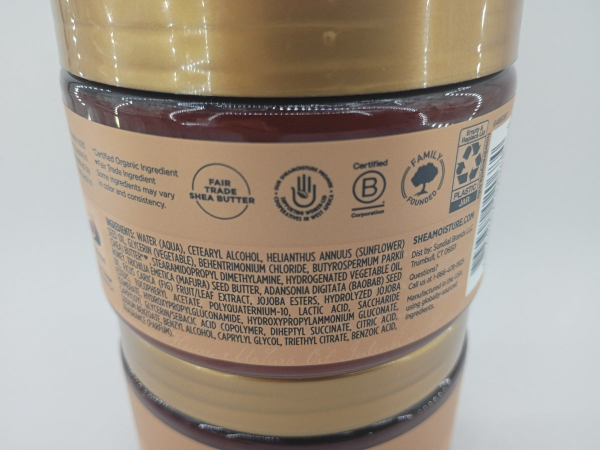 SheaMoisture Intensive Hydration Leave-In Conditioner for Curly Hair - Manuka Honey & Mafura Oil, 2-Pack