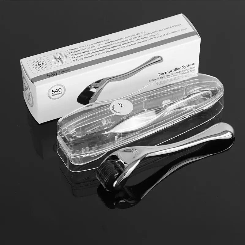 Micro Derma Roller 0.5mm for Face Hair Growth Acne Scars Wrinkles