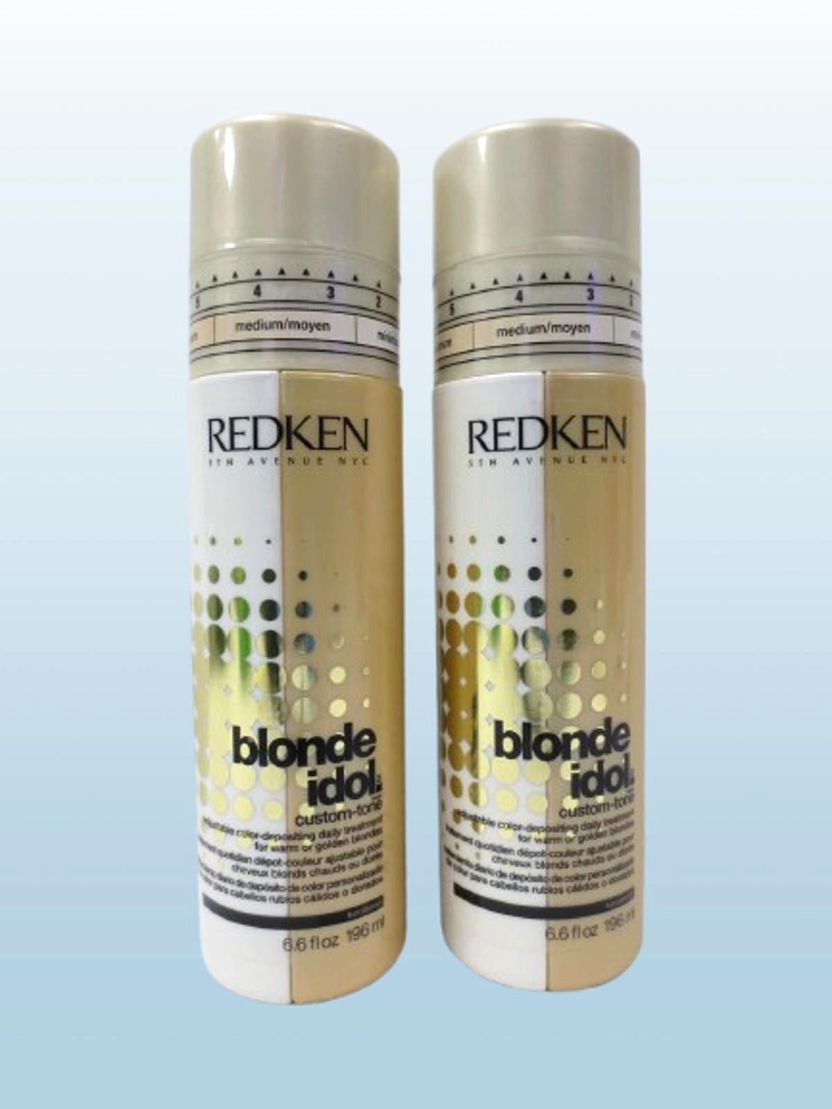 Blonde Hair Toner Treatment Set - Adjustable Color, 6.6 oz, Pack of 2