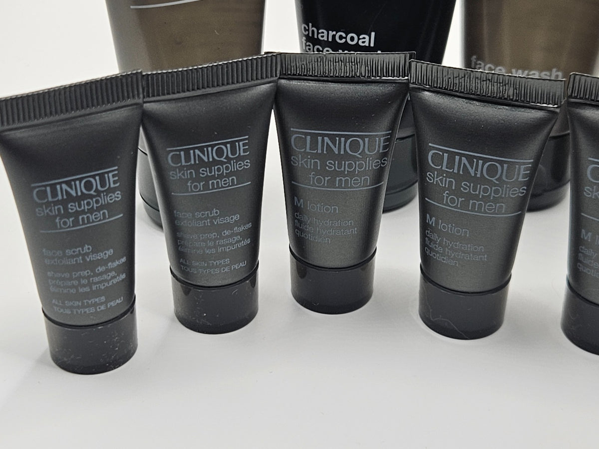 Clinique Men Travel Size Skincare Lot - 15 Pieces