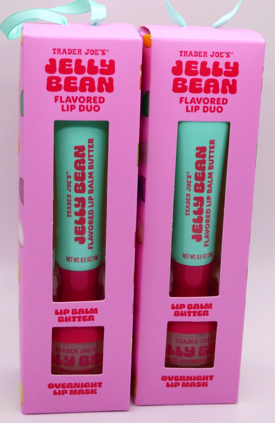 Lip Duo Set - Jelly Bean Flavored Lip Balm & Lip Gloss 2-Pack
