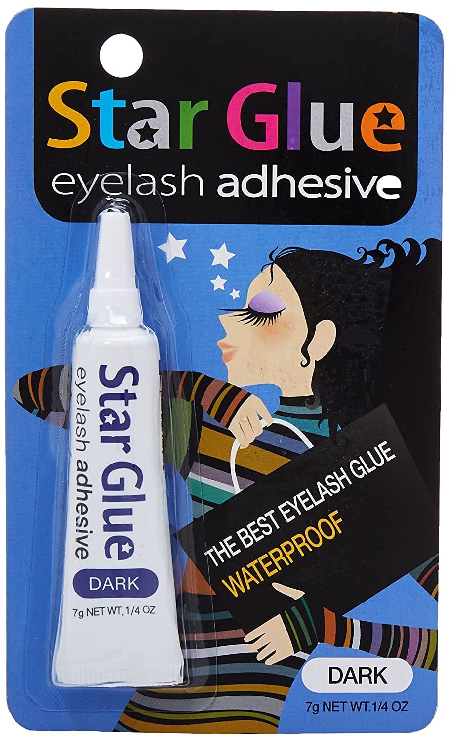Dark Waterproof Eyelash Adhesive 10 Pcs for False Lashes & Eye Makeup