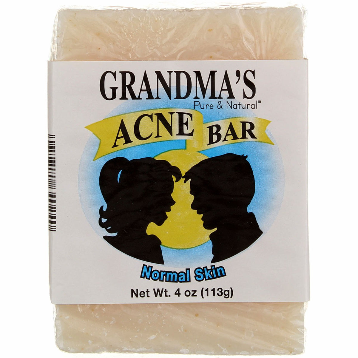 Natural Acne Bar for Normal Skin - Clear Blemishes & Oil Control - 4 oz Pack of 3