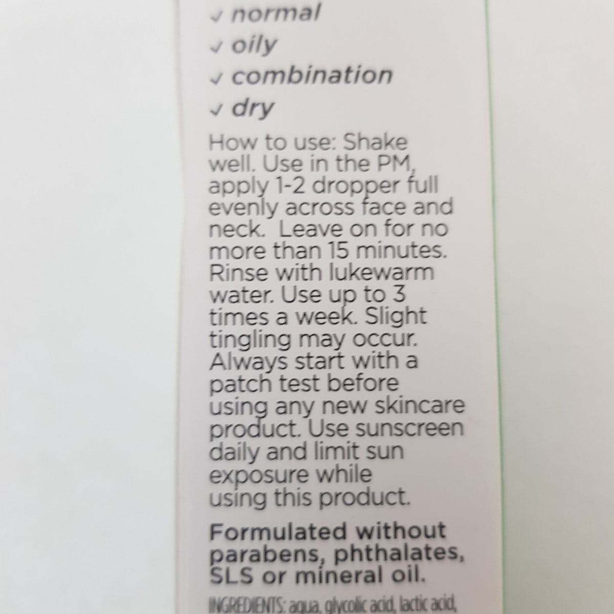 2 Pacifica Clean Shot BHA/AHA 25% Peel Solution All Skin Type Made in