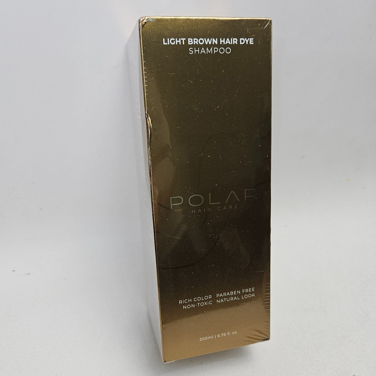 Polar Light Brown Hair Dye Shampoo - Rich, Non-Toxic Brunette Color 6.7oz