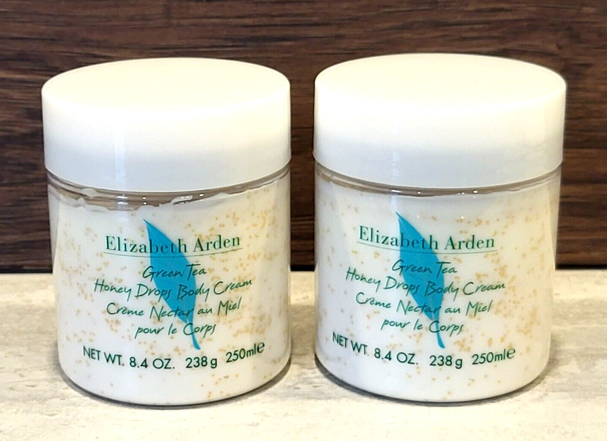 2-pc Elizabeth Arden GREEN TEA HONEY DROPS body cream 8.4 oz / 250 mL