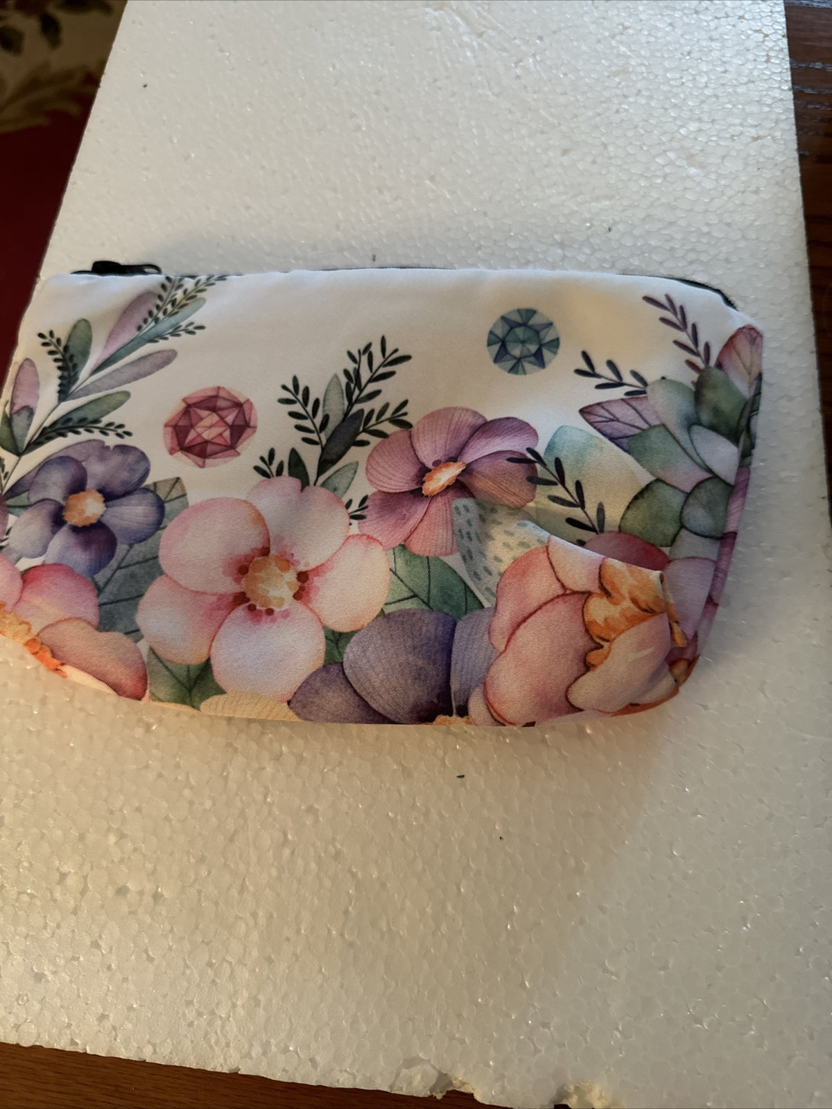 Colorful Floral Makeup Bag - Stylish Cosmetic Organizer