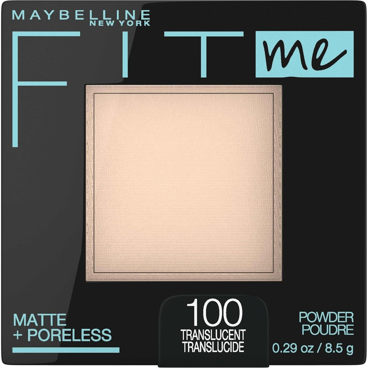 Maybelline Fit Me Matte Poreless Pressed Face Powder Translucent #100