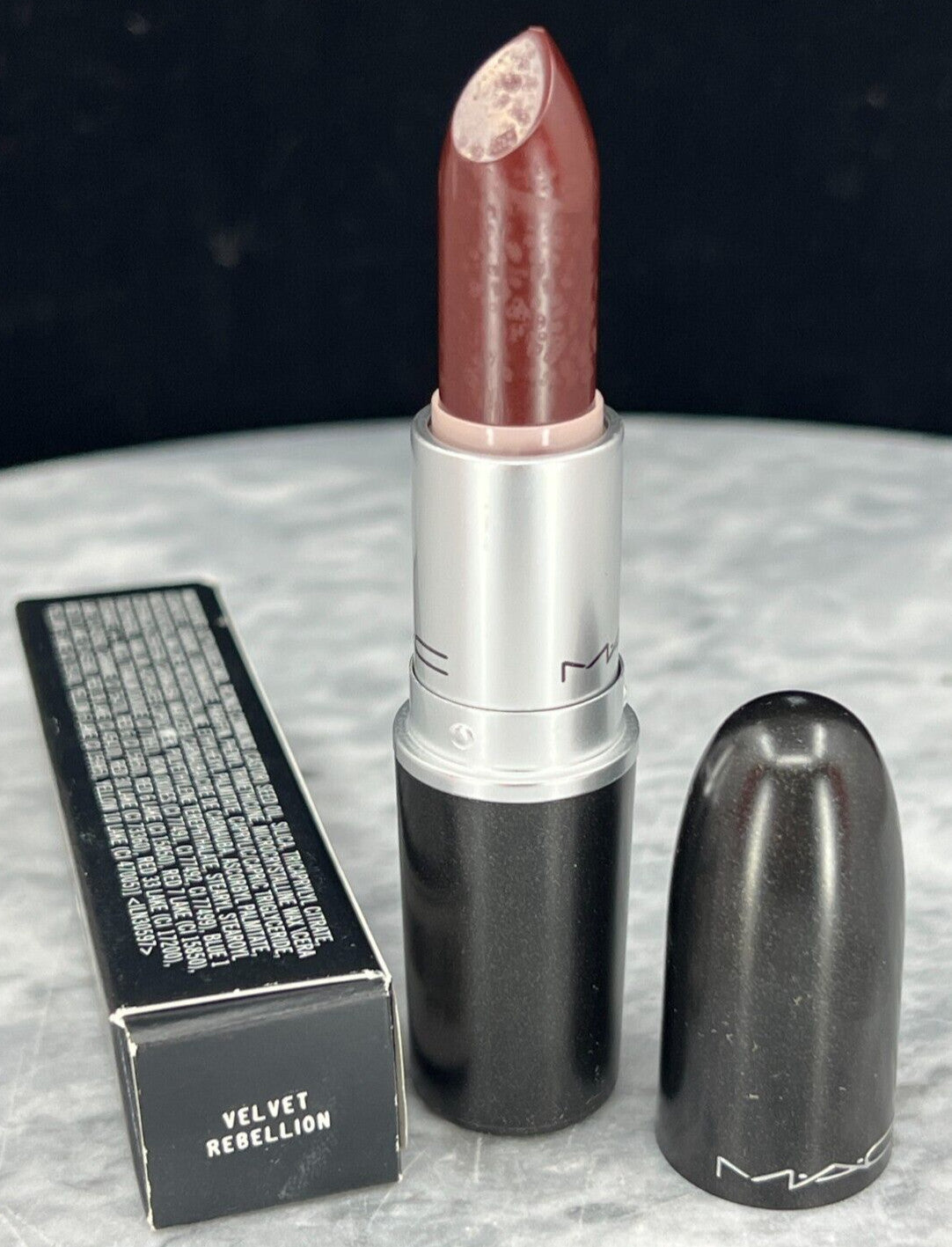 Matte Lipstick - Velvet Rebellion, 0.1oz, Authentic Mac Lip Color
