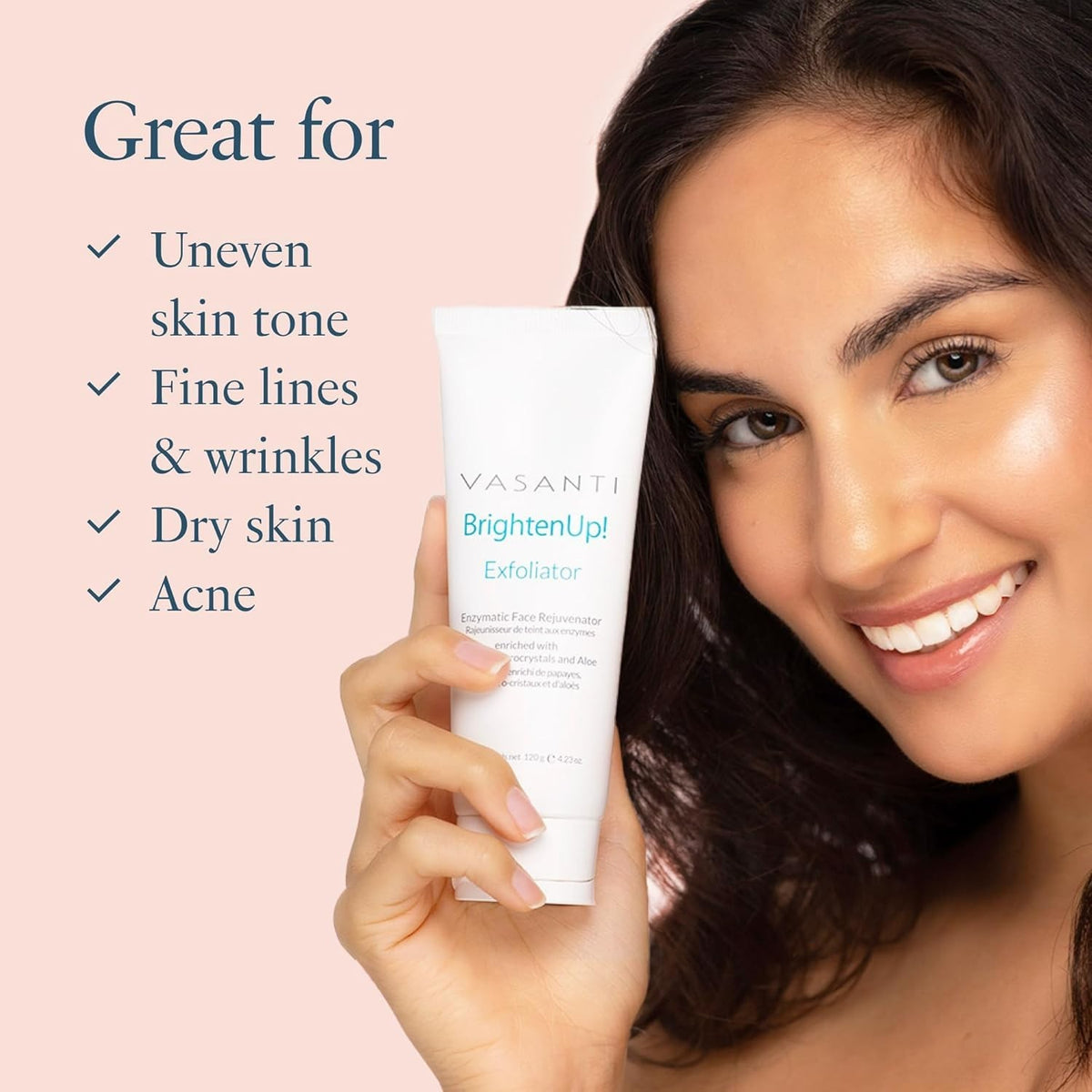 20g BrightenUp! Exfoliating Scrub with Papaya & Microcrystals for