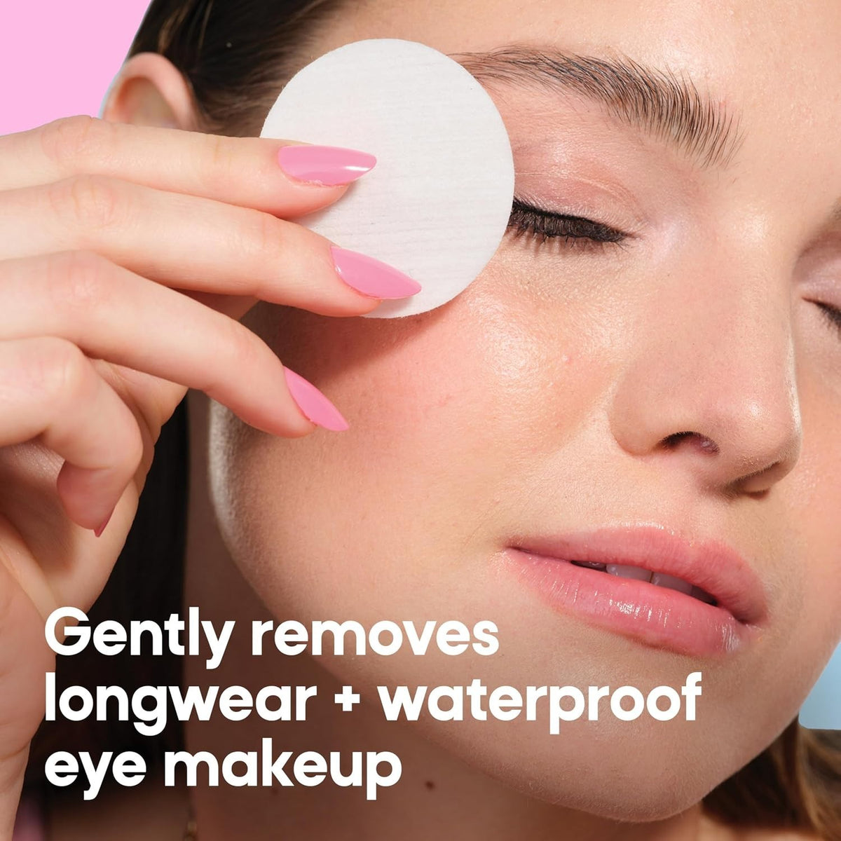 Eco-Friendly Eye Makeup Remover Pads - Gentle & Hypoallergenic, 80 Count