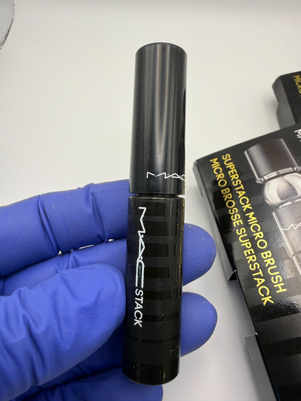 Lot of 3 MAC MACStack Mascara - Black, Micro & Mega Brushes, 0.1oz Each