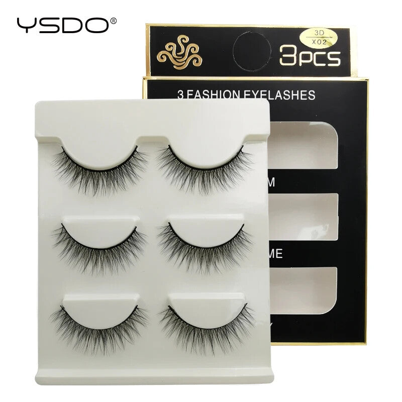 Wholesale 30 Pairs False Eyelashes Natural 3D Faux Cils Cruelty-Free Reusable