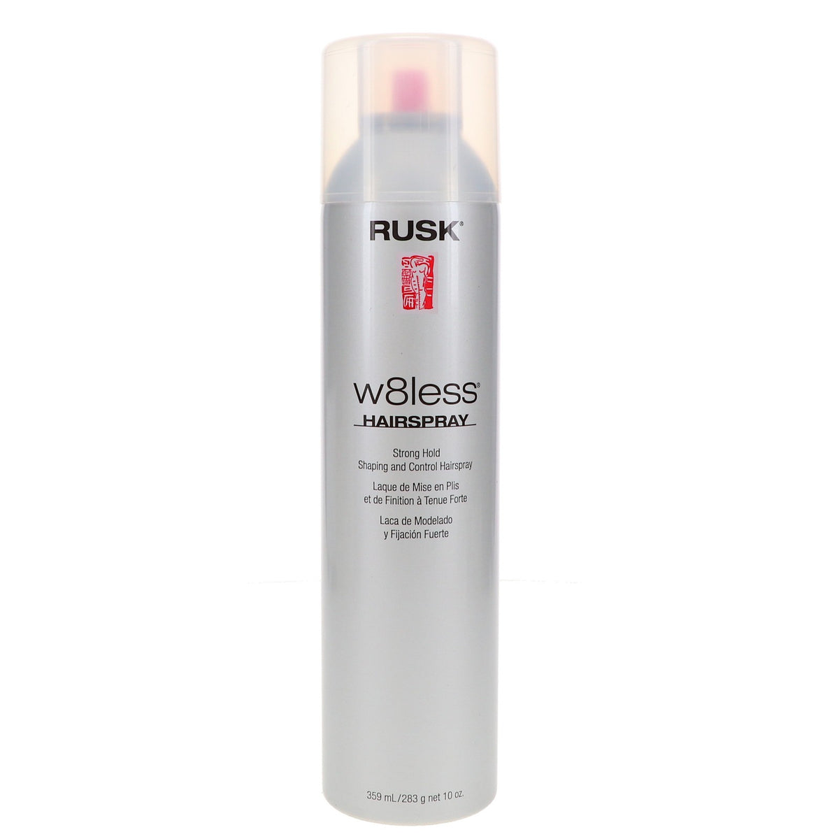 Rusk W8less Hairspray 10 oz - Anti-Frizz Strong Hold, Lightweight Finish, 2 Pack