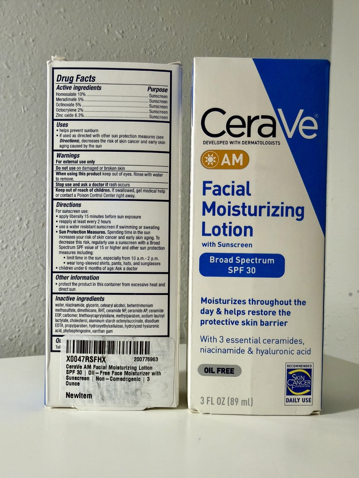 AM Facial Moisturizing Lotion SPF 30 - 2 Pack, 3 oz