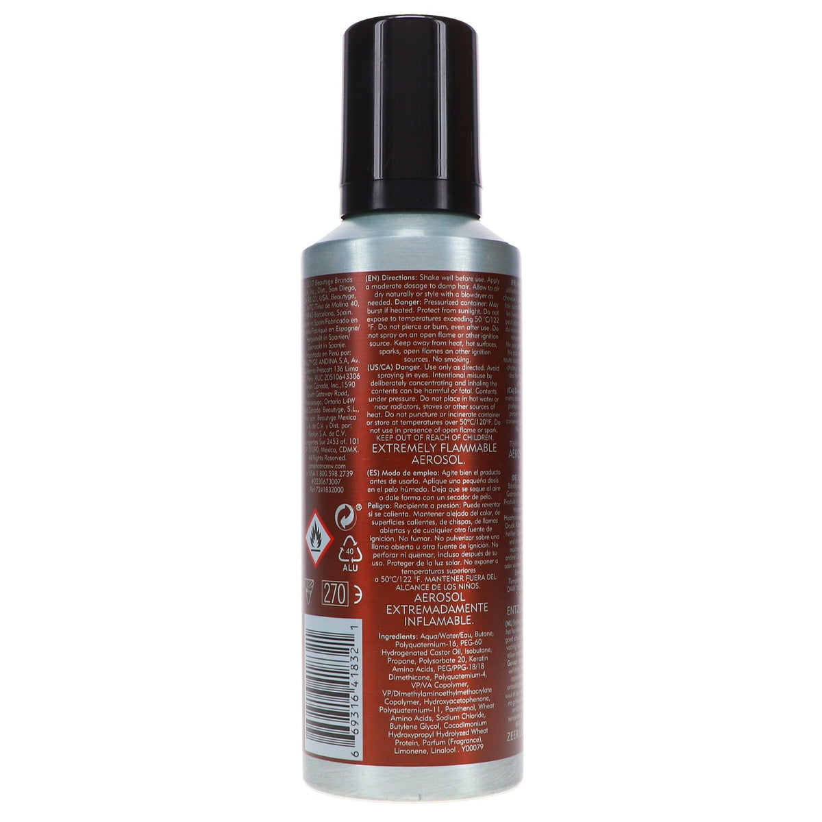 Men's Hair Styling Foam - Texture & Hold, Lightweight Hair Product 6.7 oz