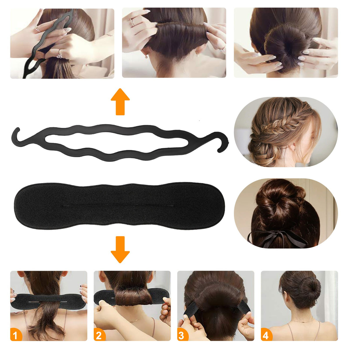 81PCS Hair Braiding Tools Kit – Twist & Curl Machine, Bun Makers,