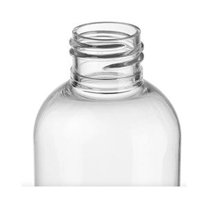 8 oz Clear Plastic Spray Bottle with Black Fine Mist Sprayer for Personal Care and Cleaning
