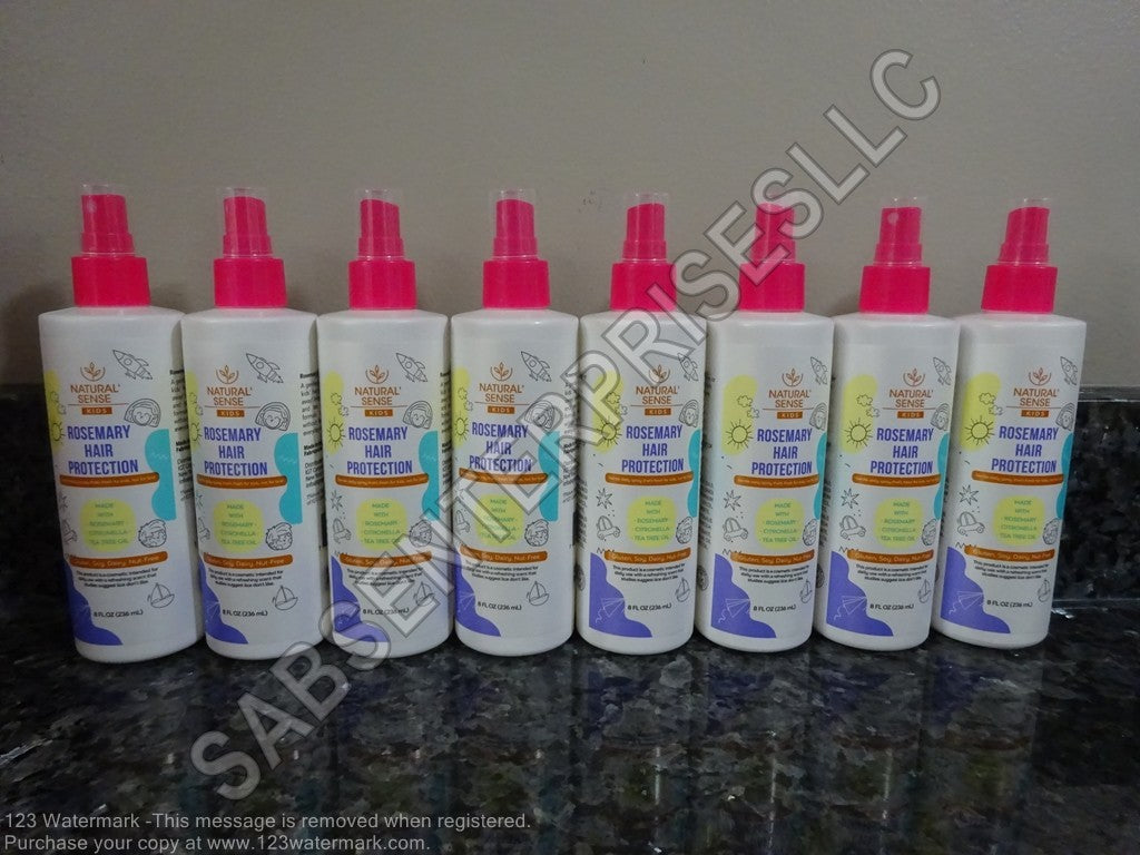 Kids Rosemary Hair Protection Oil - Natural Sense, 8 Fl oz Pack of 8