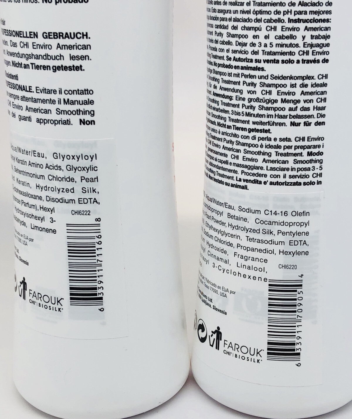 Chi Enviro smoothing Hair Highlight treatment kit 2.5 Oz Instruction