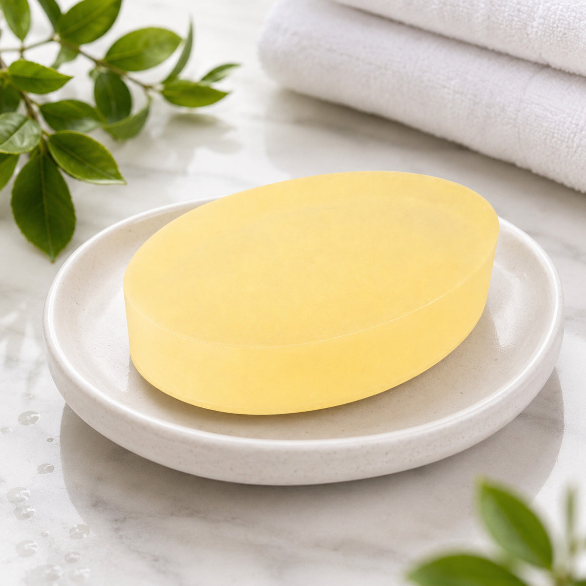 White Pineapple Shampoo Soap Bar - Moisturizing Hair & Body Treatment 4 oz