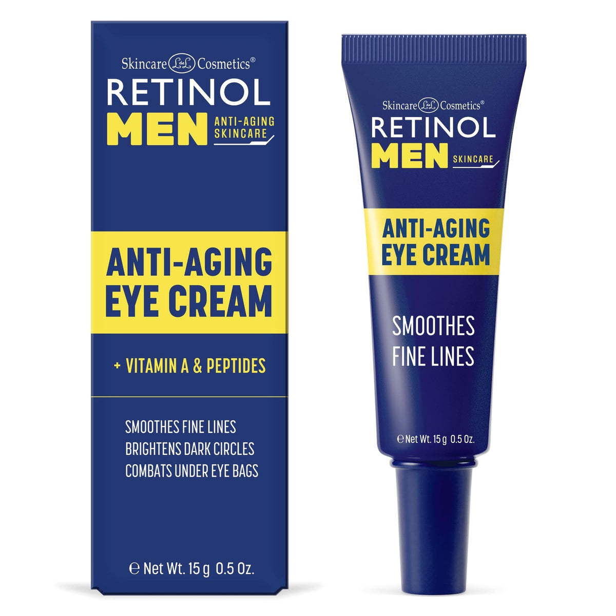 Men's Retinol Eye Cream – Anti-Aging Under Eye Treatment for Fine Lines & Dark Circles