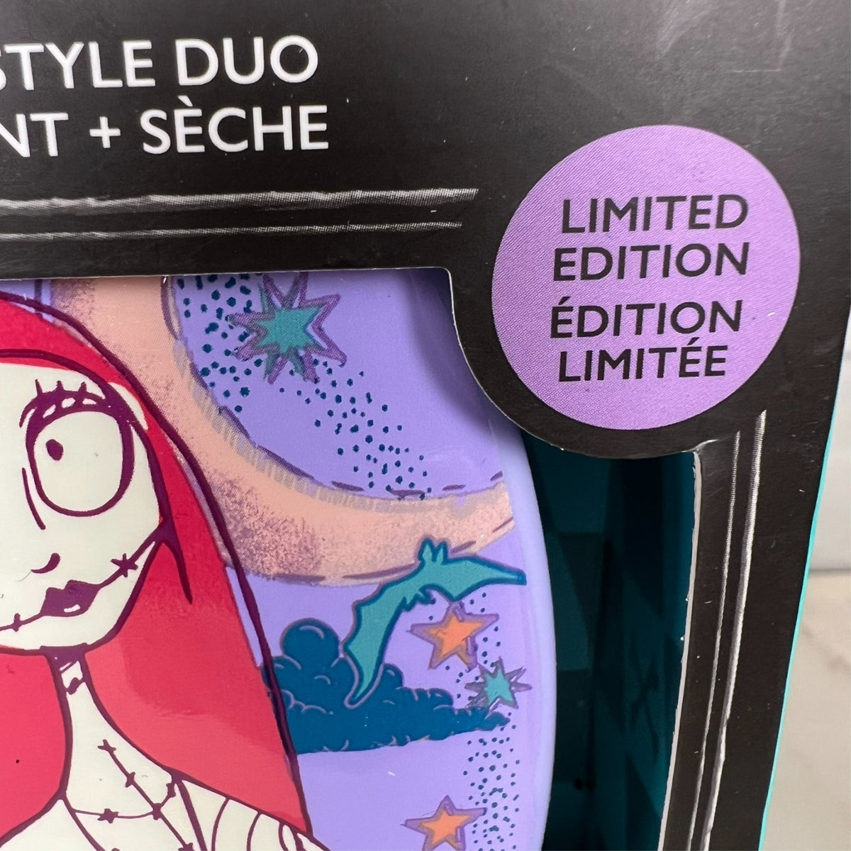 Disney Nightmare Before Christmas Detangler Brush Jack & Sally Limited Edition