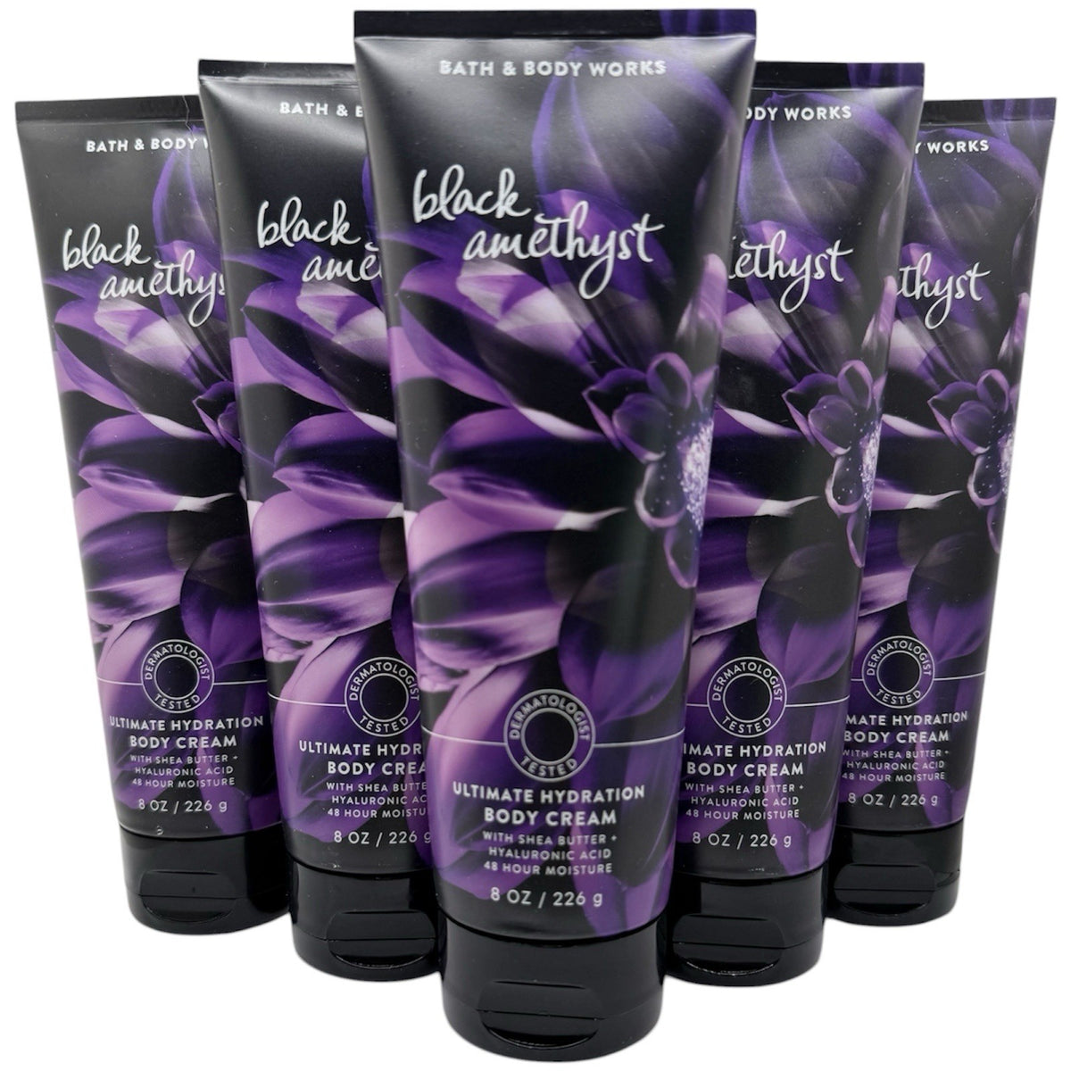 Qty 5 (Five) Bath & Body Works Black Amethyst Cream | NEW
