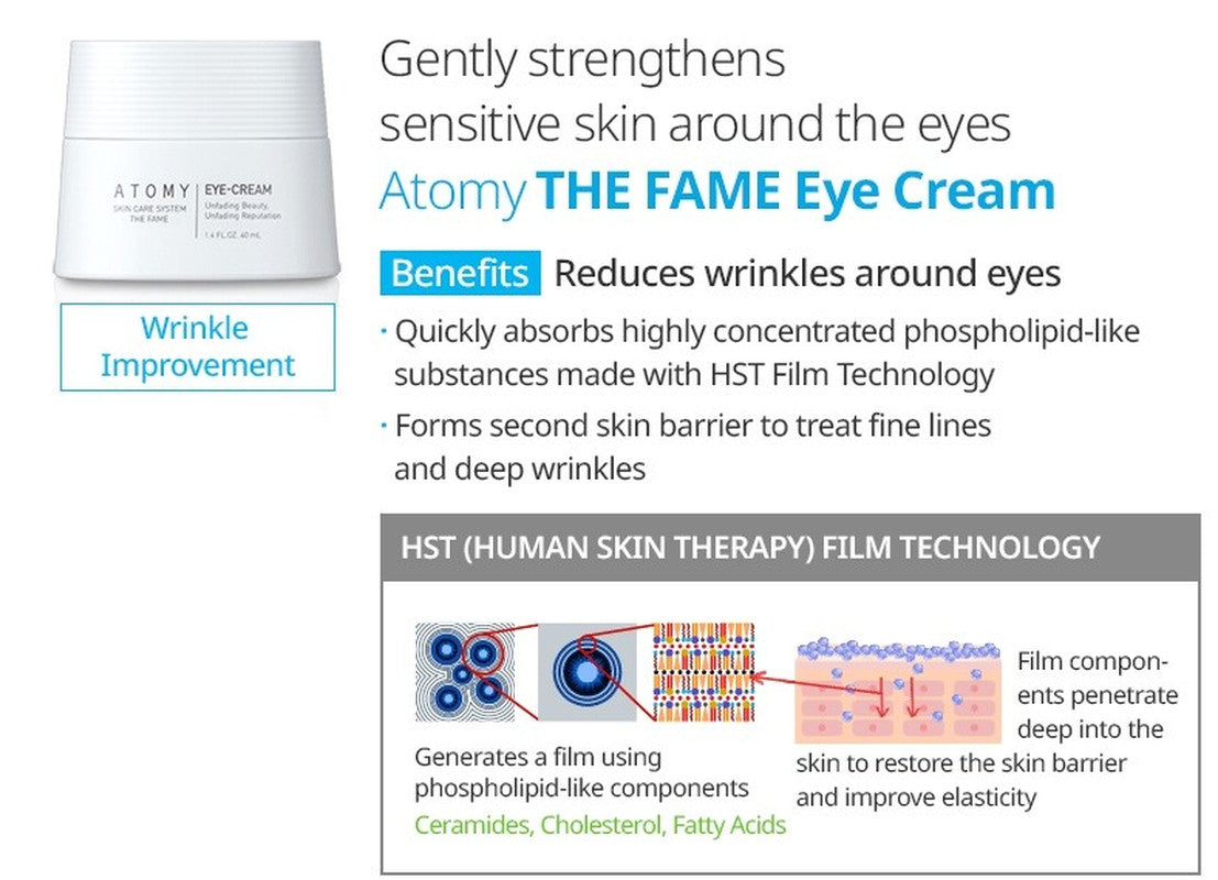 Anti-Aging Eye Cream for Wrinkle Reduction - 40ml Skin Care Treatment