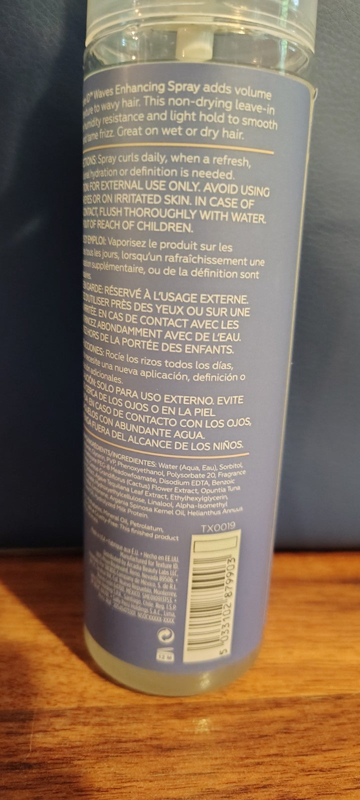 Texture ID Waves Enhancing Hair Spray with Cactus Flower – 8.45 Fl Oz, Pack of 2