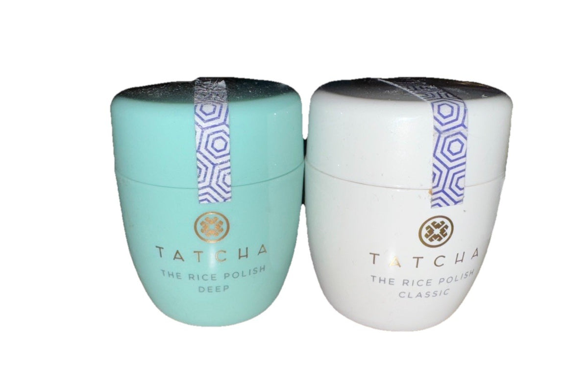 Tatcha The Rice Polish Foaming Enzyme Powder Duo Classic & Deep 15g
