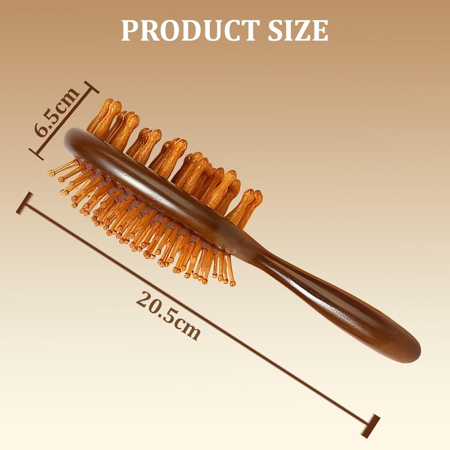 Sandalwood Dreadlock Brush & Wide Tooth Comb for Hair Styling - Unisex