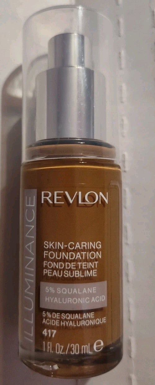 Revlon Liquid Foundation 417 Warm Caramel Skin Care Sealed New