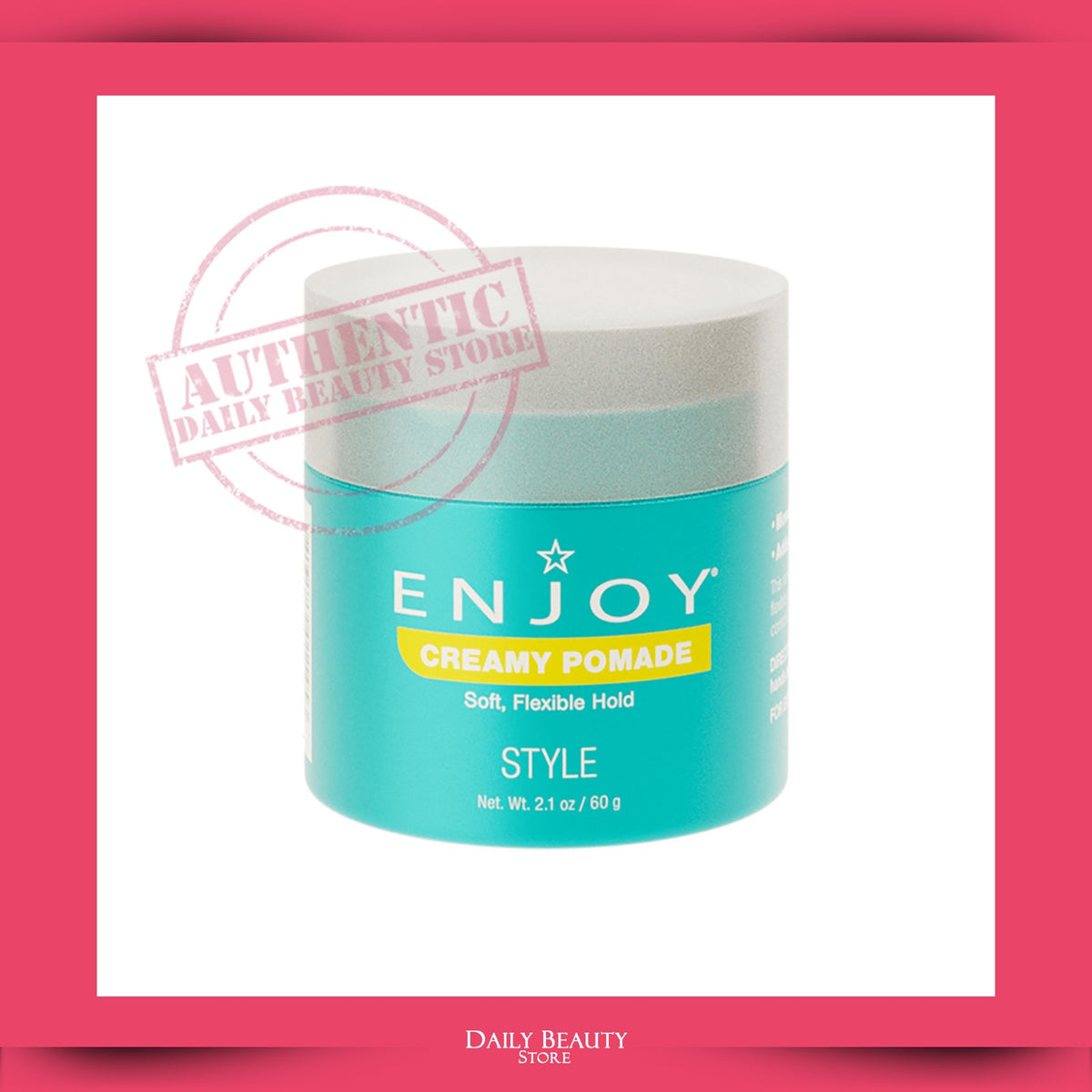 Creamy Hair Pomade 2oz - Soft Hold, Non-Greasy Styling Product